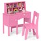 Kids Table and Chair Set with Spacious Tabletop Drawer and Storage for Toys and School Supplies